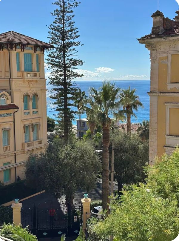 Scorcio sul mare di Ospedaletti