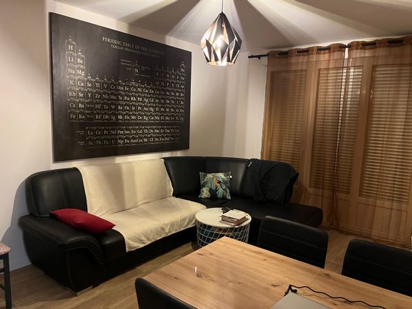 T3 avec 2ch, parking et métro - 4/7 pers.