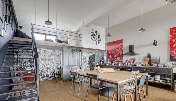 Elodie's arty loft near paris