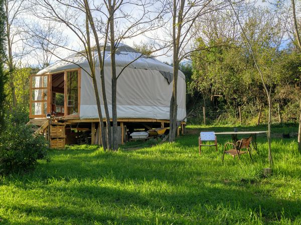 Yurt in prepirenean