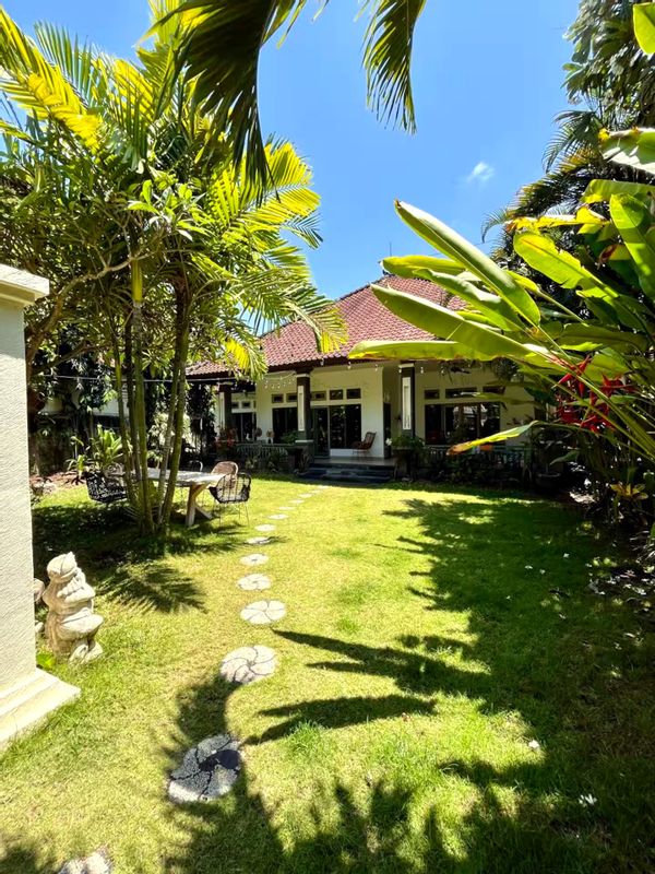 An ideal home for a family who loves animals, situated in the heart of Seminyak