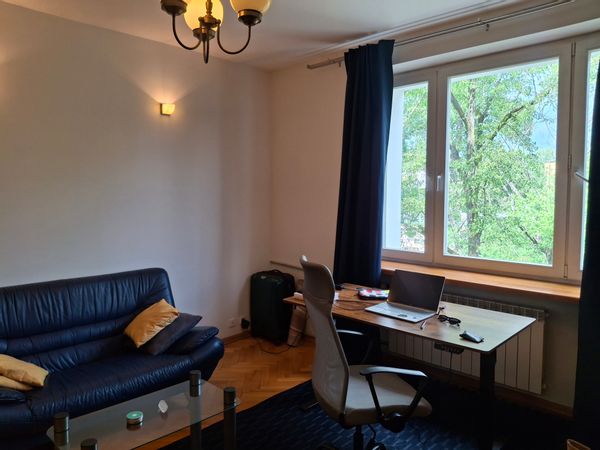 Izabela's private room in a really lovely area of Warsaw.