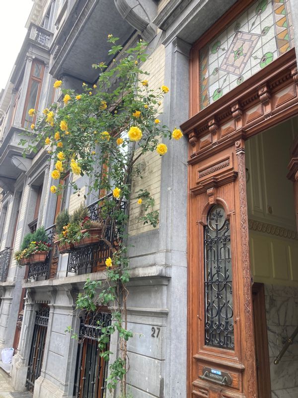 Maison de maître bruxelloise au nord de Bruxelles.