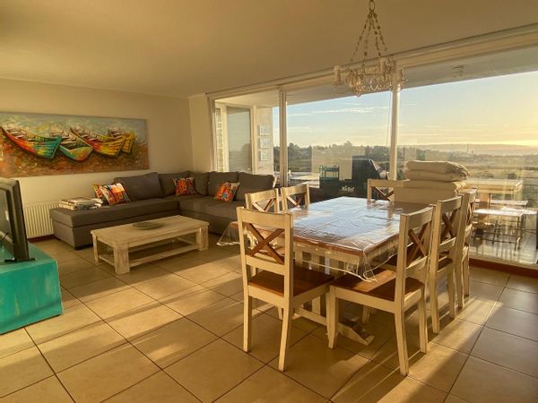 Departamento equipado, con vista al mar y cerca de la playa