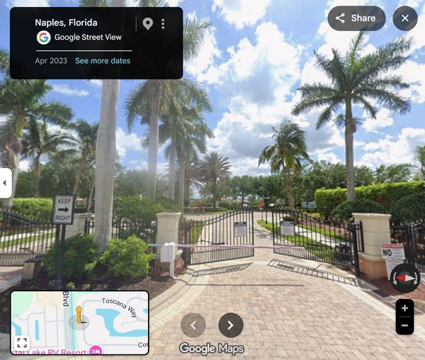 Oz's house is in beautiful Naples, Florida, where it's always summer!