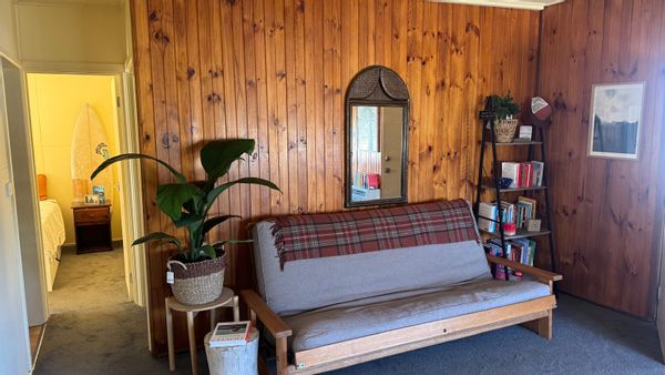 Stephen's house is a 2-BR surf shack oasis walking distance to the beach and to town.