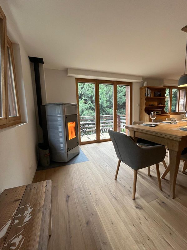 Our cozy family chalet surrounded by fir trees