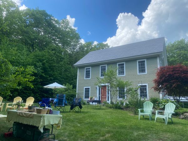 Two-story home on 10 acres in a very rural area with ready access to outdoor recreation.