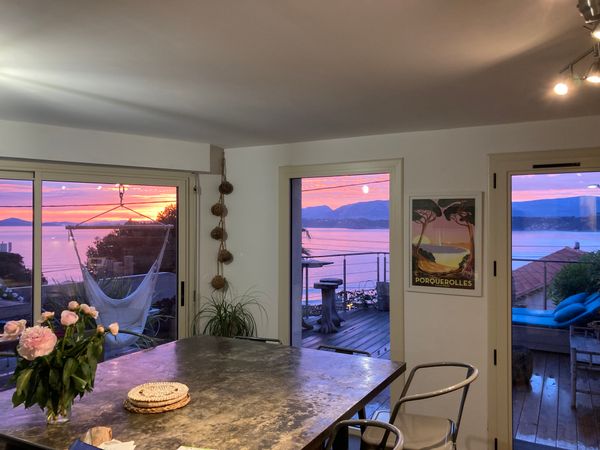 Villa vue mer et accès direct à la plage dans le sud de la France