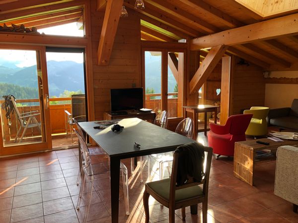 Magnifique appartement au sein du domaine skiable de l’Espace Diamant au calme en Savoie