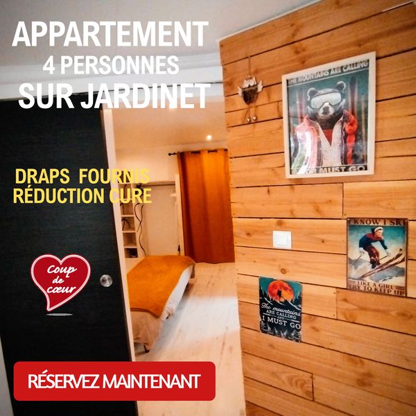 Appart indépendant sur jardinet - Draps inclus