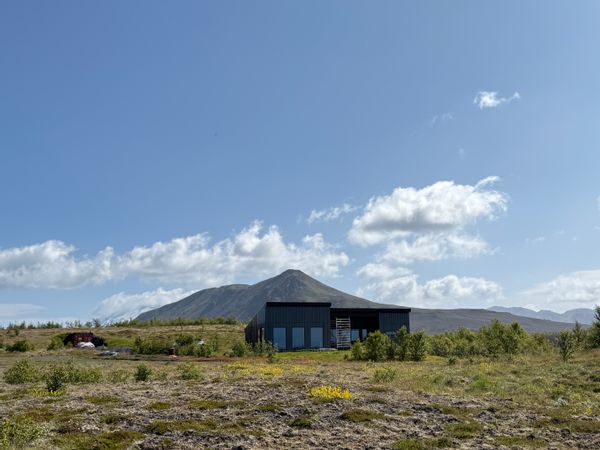 A brand new modern holiday home with wonderful view by the river Rangá