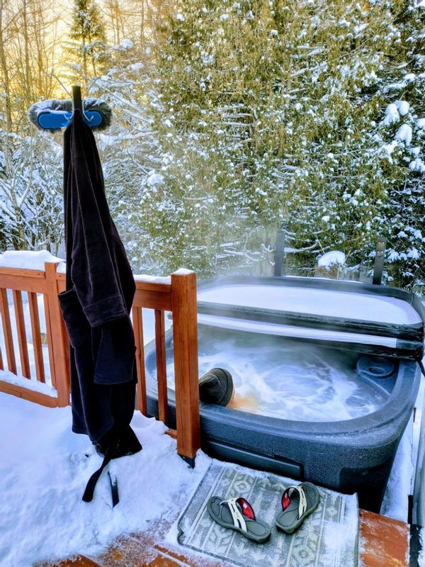 La maison de Sonia et Daniel sous un ciel étoilé