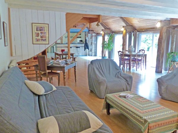 Une ancienne étable/loft  avec spa privatif