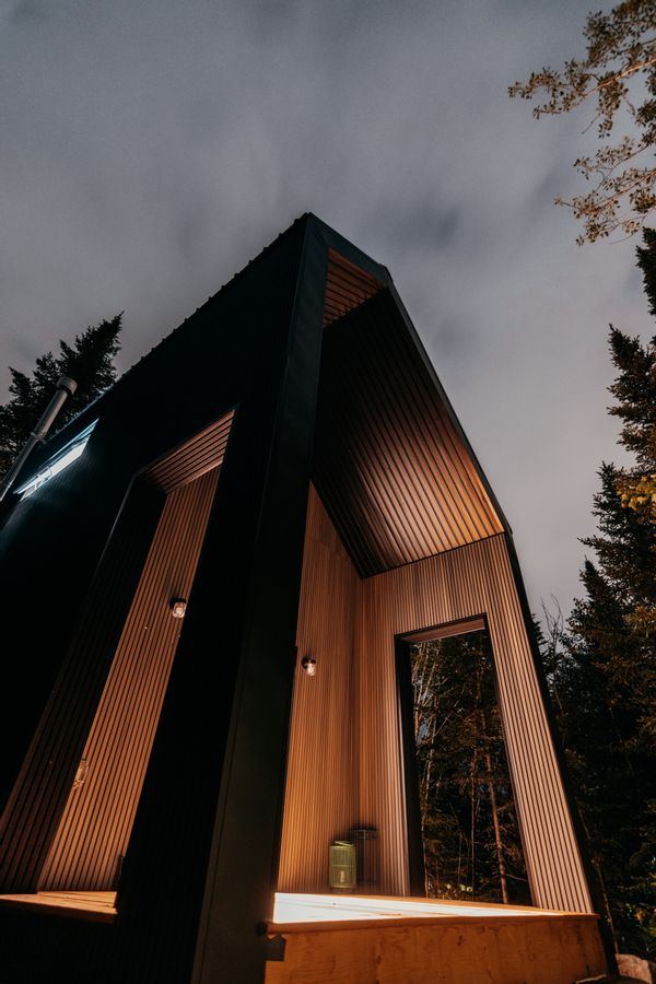 Tiny eco cabin in the forest! Perfect place to chill and enjoy outdoor.
