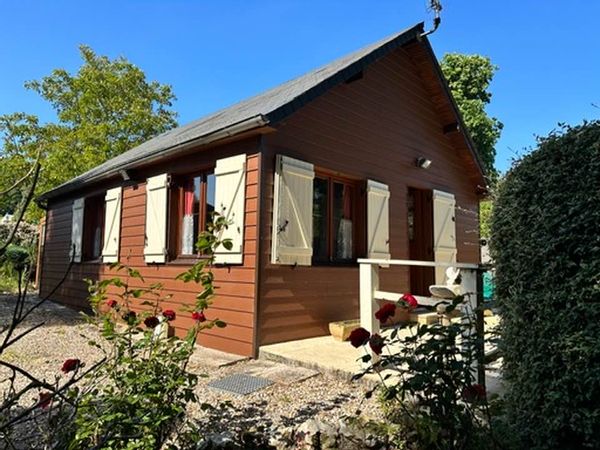 Chalet & jardin vue Seine proche Honfleur - calme, nature en lisière de foret