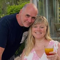 Large villa and garden in Copenhagen, capital of Denmark.