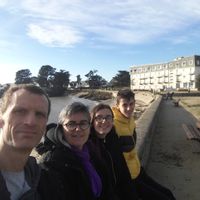 Brittany between land and sea. House with sauna