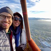 Chambre d'invités dans un magnifique penthouse avec une vue panoramique sur le lac et les Alpes suisses et françaises