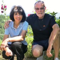 La maison de André et Nora jouie d’une magnifique vue sur la mer et les montagnes.