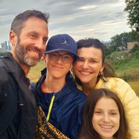 La maison de Sandie, Bertrand, Gina et Sacha