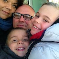 La casa tra campagna e laguna.