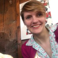 Péniche anglaise à la campagne