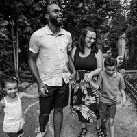 Adeline, Vincent et les enfants s Haus