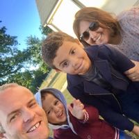 Maison neuve à la campagne avec jardin