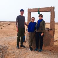 La chambre privée et salle de bain avec vue sur les montagnes