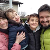 La maison d'Amélie, Michel, Augustin et Léopold