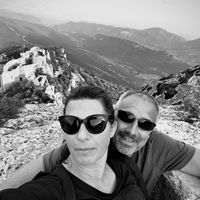 Maison au cœur des oliviers, entre pinède et vignes.