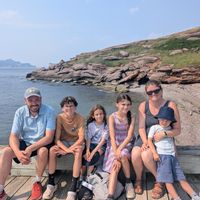 Vue sur le fleuve en Haute-Gaspésie