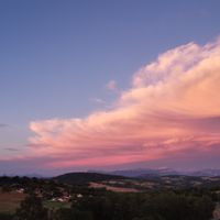 Maison vue panoramique sur les Alpes françaises