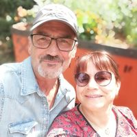 La maison de Corinne et Patrice située dans un cadre de verdure