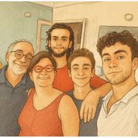 House in the middle of the Fontainebleau forest