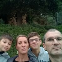 Home with swimming pool and garden