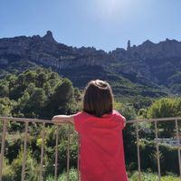 Casa en Monistrol de Montserrat, terraza con inmejorables vistas a la montaña