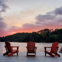 Tranquil lakeside retreat with 240 feet of pristine shoreline...