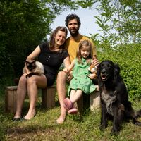 Repos et paix en maison écologique terre/paille