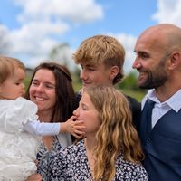 Notre maison face aux Pyrénées
