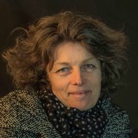 La Maison d'artiste de Claudine est au calme, avec de grands arbres et une vue sur le Luberon.