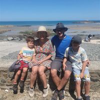 Passive house with hills views