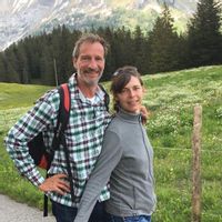 Chalet avec vue sur le massif des Diablerets.