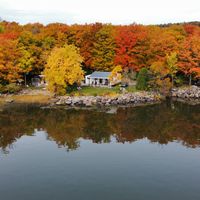 Chalet  deux chambres en bordure du fleuve St-Laurent