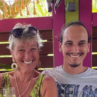 Votre chambre chez Kti et Tom à Vieux Habitants , en côte sous le vent.