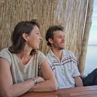 Petite maison avec jardin et terrain de tennis, le long du sentier littoral