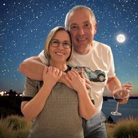 La montagne devant la porte