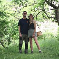 Maison de campagne du 19ième restaurée avec des matériaux renouvelables, ferme botanique troglodyte