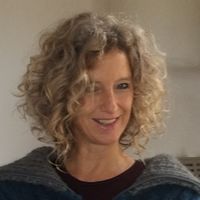 Gorgeous small house in a garden on a hill at the edge of a traditional village overlooking the sea.